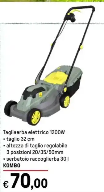 Iper La Grande Tagliaerba elettrico 1200W offerta