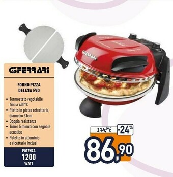 G3 Ferrari Forno Pizza Delizia Evo