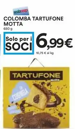 Coop COLOMBA TARTUFONE MOTTA 650 g offerta