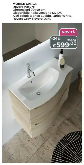 Bagni e pavimenti Mobile Carla offerta