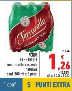 Conad Superstore Ferrarelle Acqua offerta