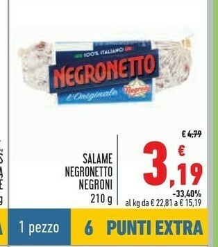 Conad Superstore Negroni Salame offerta