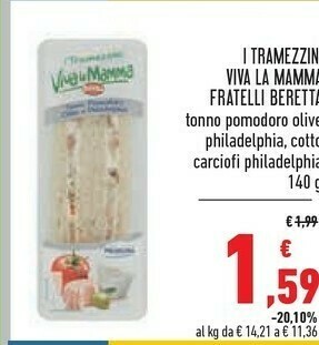 Conad Superstore Beretta Tramezzini offerta