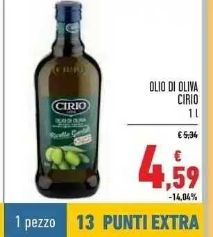 Conad Superstore Cirio Olio extravergine di oliva offerta