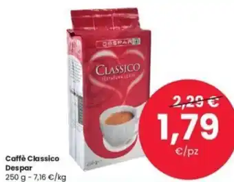 Eurospar Caffè Classico Despar 250 g offerta