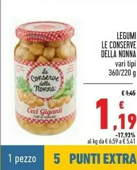 Conad Superstore Ceci Legumi offerta