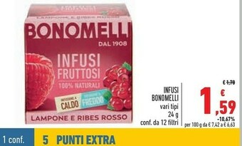 Conad Superstore Bonomelli Tisane offerta