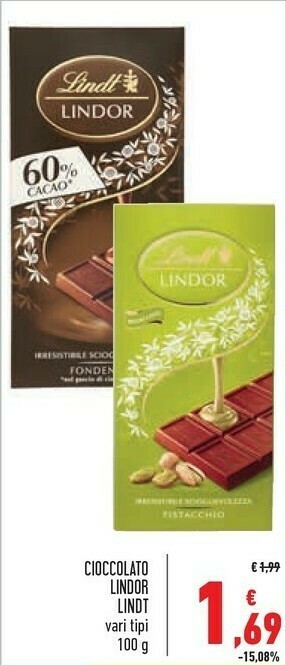 Conad Superstore Lindt Cioccolato offerta