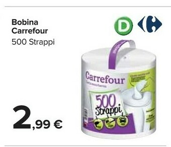 Carrefour Carrefour Maxi Bobina 500 Strappi offerta