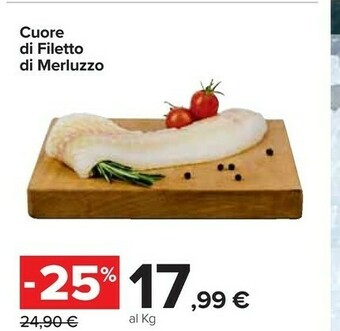 Carrefour Cuore Di Filetto Di Merluzzo offerta