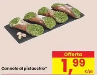 Eurospar Cannolo al pistacchio offerta