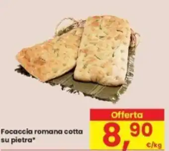Eurospar Focaccia romana cotta su pietra offerta