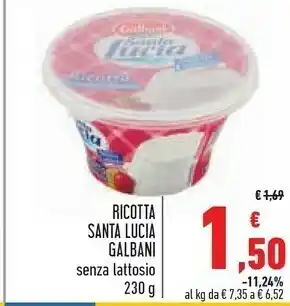 Conad Galbani Ricotta offerta