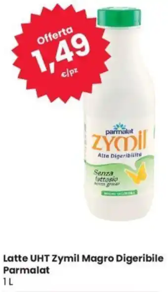 Eurospar Latte UHT Zymil Magro Digeribile Parmalat 1L offerta