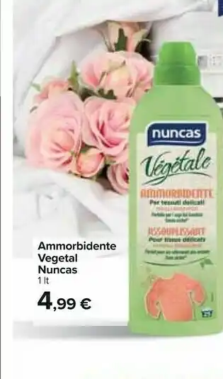 Carrefour Nuncas Ammorbidente Vegetal 1000 Ml offerta