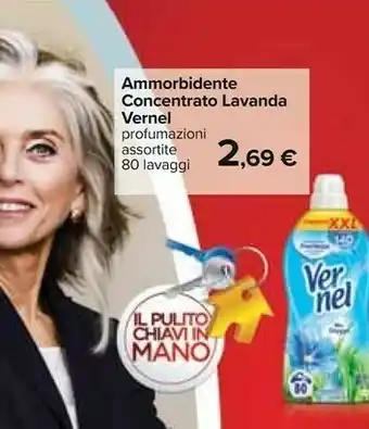 Carrefour Vernel Ammorbidente Concentrato Lavanda offerta