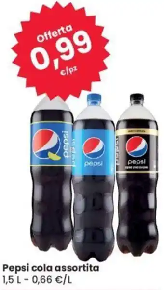 Eurospar Pepsi cola assortita 1,5 L offerta