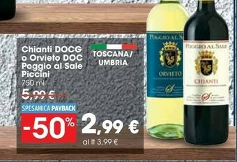 Carrefour Piccini Chianti offerta