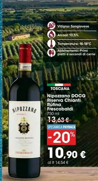 Carrefour Frescobaldi Chianti offerta