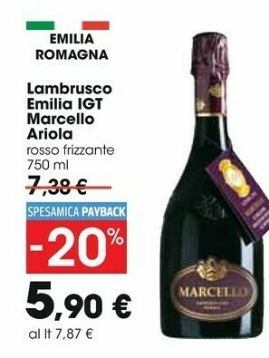 Carrefour Lambrusco offerta