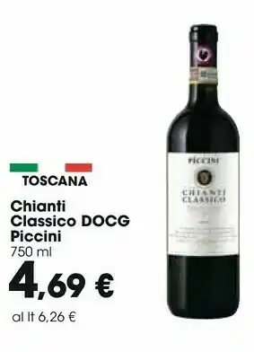 Carrefour Piccini Chianti offerta