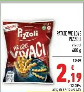 Conad Pizzoli Patatine offerta