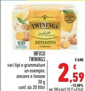 Conad Twinings Tisane offerta