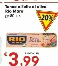 Despar Rio Mare Tonno Rio mare offerta