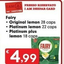 Despar Fairy Detersivo lavastoviglie offerta
