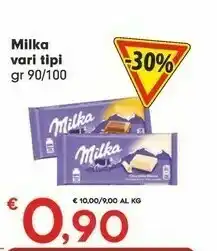 Despar Milka Cioccolato offerta