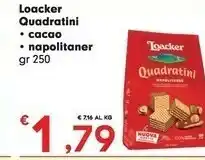 Despar Loacker Quadratini Napolitaner 250 G(ml) offerta