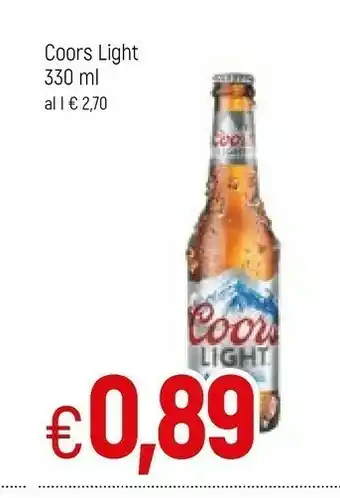 Galassia Coors Light offerta