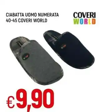 Galassia Ciabatta Uomo Numerata offerta