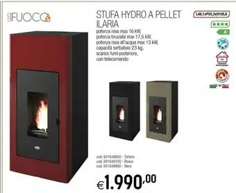 Punto Fuoco Stufa Hydro A Pellet Ilaria