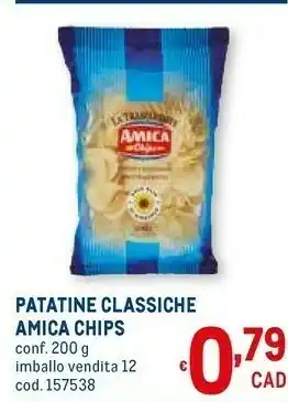 Metro Amica chips Patatine fritte offerta