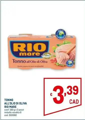 Metro Rio Mare Tonno Rio mare offerta