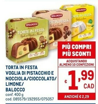 Metro Balocco Torte offerta