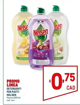 Metro Nelsen Detersivo piatti offerta