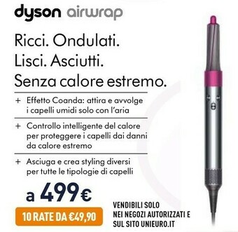 Unieuro Dyson Airwrap offerta