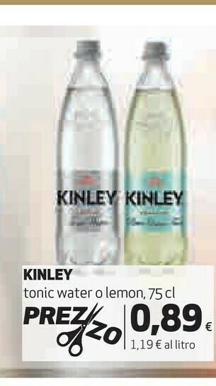 Coop Kinley Tonic Water O Lemon offerta