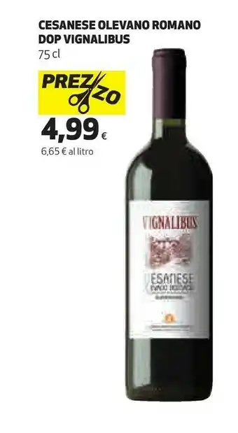 Coop Vignalibus - Cesanese Olevano Romano 750 g(ml) offerta