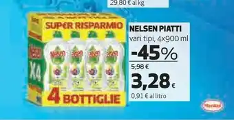 Coop Nelsen Piatti offerta