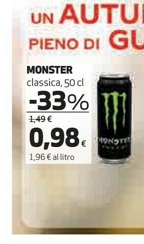 Coop Monster Energy Drink offerta