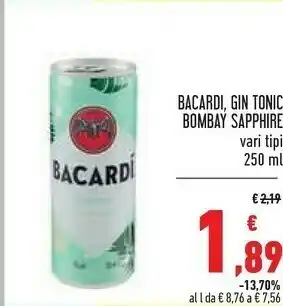 Conad Superstore Bacardi Gin offerta