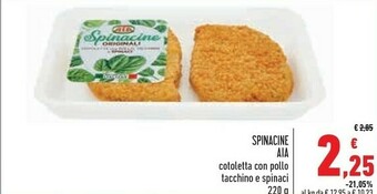 Conad Superstore Aia Spinacine offerta