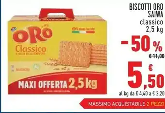 Conad Superstore Saiwa Oro offerta
