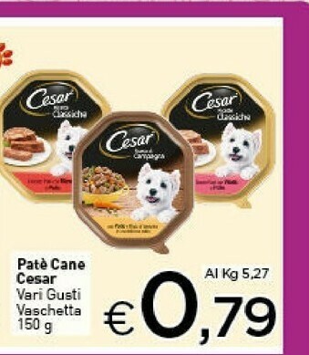 Crai Cesar Patè Cane offerta
