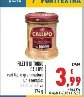 Conad Superstore Callipo Tonno offerta
