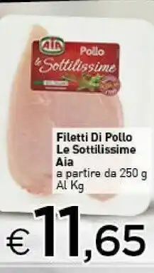 Crai Aia Filetti Di Pollo Le Sottilissime offerta