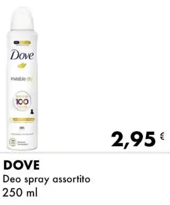 Iper Tosano DOVE Deo spray assortito 250 ml offerta